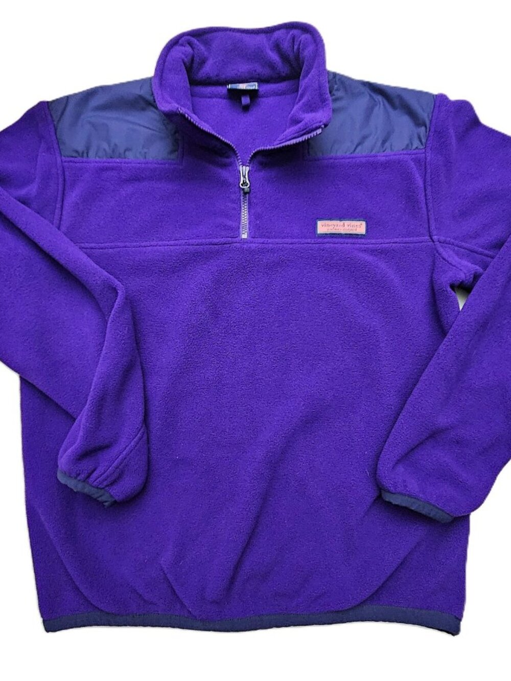 Vineyard Vines Men's Quarter-Zip Pullover Fleece Sweatshirt – Size Small